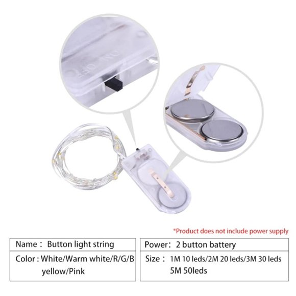 FAIRY LIGHTS COPPER WIRE LED STRING LIGHTS - Picture 5 of 8